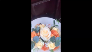 Lẵng Hoa Lụa Trang Trí Tiệc Cưới Hoa 20cm Decor Bàn Hội Nghị Sự Kiện Sinh Nhật Nhiều Mẫu DG-602