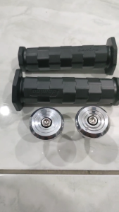 HANDGRIP GRIP HANFAT MODEL OCTAGON SET KIRI KANAN PLUS JALU STANG MODEL SPIRAL UNIVERSAL SEMUA MOTOR HERIGO.ID