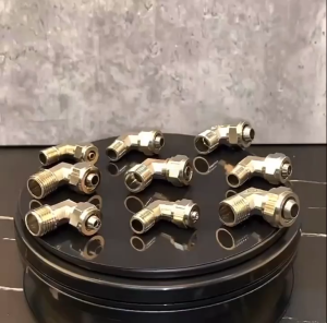 [ KPL ] Brass Chrome Compress Pneumatic Fitting 6 8 10 12 16mm BSP 1/8" 1/4" 3/8" 1/2" Compressor Fitting  Air Fitting
