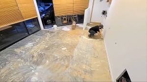 Stiker Lantai Vinyl & Wallpaper Parket Motif Kayu Premium