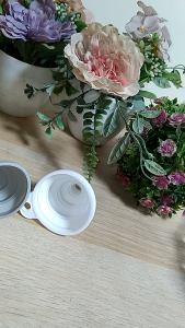 CHOBIG Corong Air Putih Flexible Corong Minyak Silicone Lipat Portable