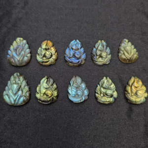 Hồ ly chúa Đá Xà Cừ - Hắc Nguyệt Quang ánh lửa mạnh tung tóe luôn ạ - Phong Thủy TUDO