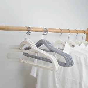 FH-C1128 Hanger Baju Gantungan Beludru Tidak Licin / Gantungan Baju Aesthetic Anti Slip Dewasa