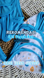 Serian Biru 12 Pcs Popok Bayi Baru Lahir Popok Ikat Kain Cuci Ulang 100% Kualitas Premium