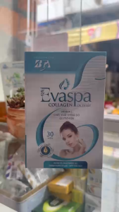 Viên uống đẹp da Evaspa Collagen Cá Tuyết dưỡng trắng hồng làn da mờ thâm nám Hộp 30 viên- ÚC CHÂU PHARMACY