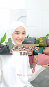Dompet Luby Chocoly by Gabia Original Dompet Wanita Anti Air Pouch HP Murah