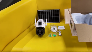 V380 Pro Solar CCTV Camera: HD Konektado Mobile Phone & Auto Tracking IR Night Vision