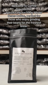 Coffee Beans - Special Houseblend 500g | Dark Roast x Organic Coffee in Resealable Pouch by Coffee Grounds PH