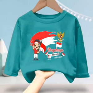 Kaos Atasan Anak Usia 1-12 Tahun untuk 17 Agustus