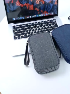 Bayar Di Tempat - Dompet Travel Dua Lapis / Penyimpanan Gadget dan Kabel