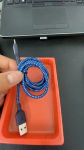 Cáp Sạc USB Itel Micro USB 0.9m Dày Dặn Dài 0.9m Universal Plug - Đen/Xanh Đậm