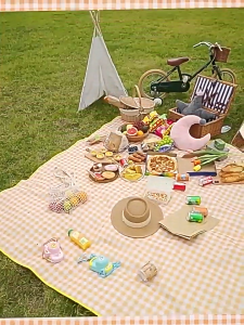 [SG stocks]Outdoor ins style waterproof mat foldable picnic beach camping mat