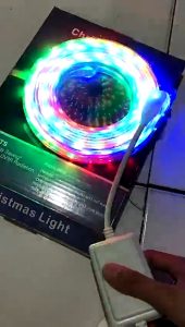 Lampu Selang LED Strip RGB 2835 10 Meter + Soket - Lampu Hias Plafon Lampu Selang 220V Warna-warni
