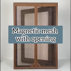 Tailor made customized Window Mesh Mosquito Fly Insect Screen with a split (Velcro + Magnetic)