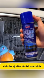 Tẩy Rửa Vết Ố Kính Ô Tô Gương Chiếu Hậu  Kính Nhà- Bình Xịt Nano Chống Bám Nước Cao Cấp