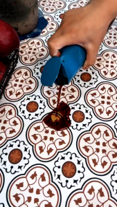 Taplak Meja Tahan Panas Leather Kulit Alas Meja Waterproof Ketebalan 1.2mm Anti Lecet/Noda/Minyak dll