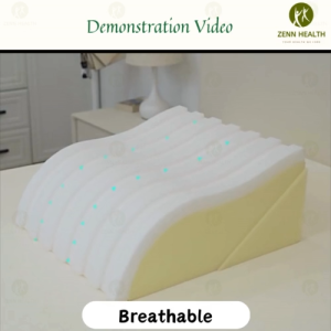 Leg Elevation Pillow 2 in1 Usage For Leg And Back Leg Wedge Support Pillow