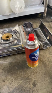 KOREA BUTANE GAS CARTRIDGE Camping Hiking Picnic Sushi similar Golden Fuji (1 BOTTLE)