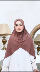 Kerudung Bergo Hanna Non Pad Bahan Jersey Premium By Elma Hijab