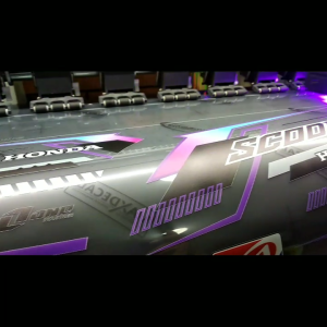 STRIPING TRANSPARAN SONIC 150 R LIS FLAME ARAI TERBARU - STIKER SEMIFULL SONIC 150R VARIASI FLAME - SSNC-UV - GSI