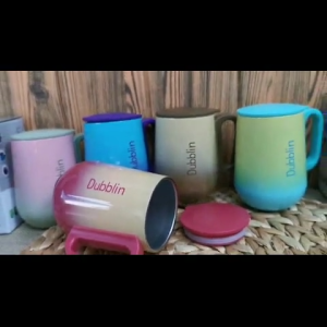 Gelas Mug Staniless Steel 270ml Dubblin Tahan Panas - Dubblin Rugby 270 ml