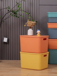 4L/7L/8L/16L กล่องพลาสติกเก็บของ ตะกร้าเก็บของ กล่องมีฝา ที่เก็บข้อมูลชุดชั้นใน ถุงเท้า (พร้อมส่งค่ะ)G2060