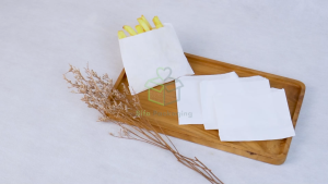 Paper Bag French Fries Kantong Kertas Polos Kentang Goreng French Fries Snack Putih isi 100 pcs