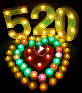 6PCS LED Candle Light Battery Powered Holiday Lighting Night Lamp for Christmas Valentines Day Wedding Romantic