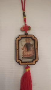 ที่แขวนห้อยเทพเจ้าไฉ่ซิ้งเอี๊ยะ เทพเจ้าแห่งโชคลาภ