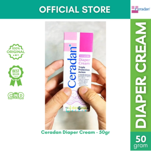 Ceradan Diaper Cream 50gr Anti Ruam Popok Bayi Krim iritasi kulit Bayi