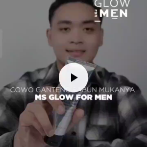MS GLOW MEN ENERGIZER FACIAL WASH - 100 ml Sabun Cuci Muka Mencerahkan Wajah Pria Hitam & Kusam Original