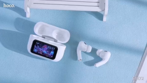 [ประกัน 1 ปี] Hoco EW72 หูฟังบลูทูธไร้สาย BT5.4 ระบบตัดเสียงรบกวน ANC จอ LCD ระบบสัมผัส แบตอึดใช้ได้นาน 4 ชม. สำหรับ iOS และ Andriod