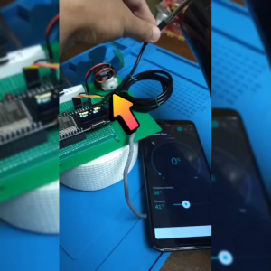 CUSTOMIZATION Arduino IoT Apps Blynk Project ESP32 Smart Fan Temperature Sensor DS18B20 Projek RBT Tahun Akhir FYP