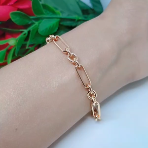 Gelang Jurai Titanium Tembaga Xuping Rodium Perhiasan Akseaoris Lapis Emas 1824 Karat