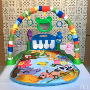 Baby Play Mat with Lights Music Piano Keyboard Hanging Toy Gym Crawling Game Pad Baby Toys