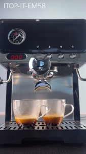 ITOP Automatic Espresso Coffee Maker Machine 15Bar NTC Constant Temperature Semi-automatic Coffee Machine Milk Frother Electric for Home