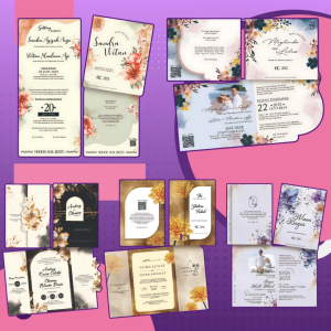 Undangan Pernikahan Cetak & Siap Pakai