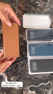 CASE SARUNG 2 IN 1 LEATHER BOOK + CASE SAMSUNG Z FOLD /CASE DOMPET/CASE SARUNG/CASE LIPAT