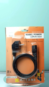 Kabel Power 3x075 Kitani15 Meter Kabel Power Laptop Cpu Komputer