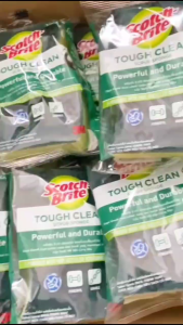 SCOTCH BRITE Easy Clean Scrub Sponge Spon Anti Gores 1 Pcs