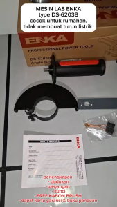 ENKA DS 6203B Mesin Gerinda Tangan 4 Inch 500 Watt/500w Switch Samping SOFT START HEAVY DUTY TAHAN PANAS