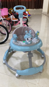 Xe tròn cho bé.Xe tập đi cho bé Babay Waker có nhạc và đèn kết hợp làm bàn ăn dặm cho bé