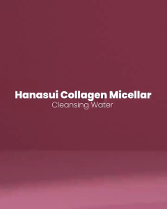 HANASUI COLLAGEN MICELLAR CLEANSING WATER 100ML - Pembersih Wajah Tanpa Dibilas - Melembabkan - Membersihkan Sisa make Up dan Debu - Menyegarkan - Hanasui -  Virgo Shoop