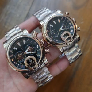 [Promo] Jam Tangan Wanita Aigner A37200 Bari Donna Chronograph Stainless Steel Strap Original Garansi 2 Tahun [✔COD][100% Authentic]