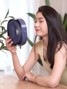 YumeLux Portable Fan Rechargeable Strong Wind & Quiet USB Charging Desk Fan Cooling