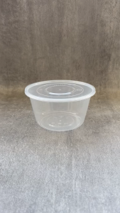 Thinwall KLIR ROUND 1000ml / ROUND BOWL / Mangkok Datar Plastik isi 25 Pcs