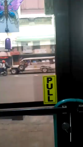 Push Pull Slide to Open Vinyl Waterproof Stickers (1 Pair) 2.5x5.5 Inches