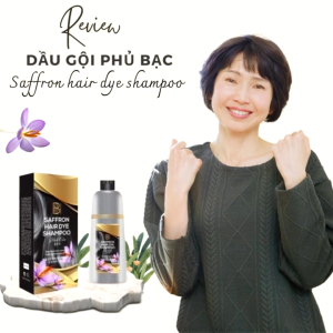 Dầu gội phủ bạc nhụy hoa nghệ tây BS COSMETICS kiến tạo nên vẻ đẹp của người phụ nữ Việt