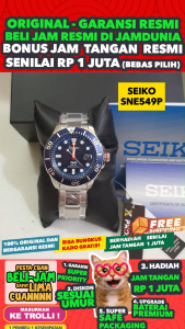 SEIKO 5 ORIGINAL PADI SEIKO SNE549P - MEN RO3 - Silver - Stainless Steel - Dia 43 CM. WR 200 Meter Jamdunia / Jam dunia JD18 # JAM TANGAN PRIA JAM PRIA JAM TANGAN ANTI AIR # Seiko SEIKO SNE549 SNE 549 P SNE 549P P