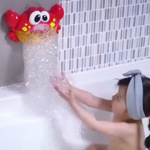 Bubble Crab Music Bath Toy Bubble Maker Machine ShowerToy/Mainan Mandi Mainan Mesin Buih 螃蟹泡泡机洗澡玩具-BTH002